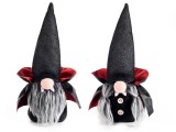Cumpara ieftin Set 2 figurine Halloween Vampiri textil multicolor II &Oslash; 6 cm x 19 H