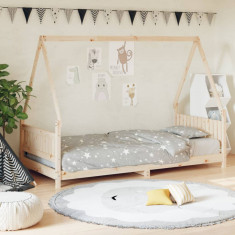 vidaXL Cadru pat pentru copii, 90x200 cm, lemn masiv de pin