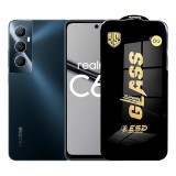 Folie de Protectie pentru Realme C65, TEO, Sticla Securizata ESD, Margini Negre, Rezistenta la Zgirieturi, Antistatica, 0.35 mm, Transparenta