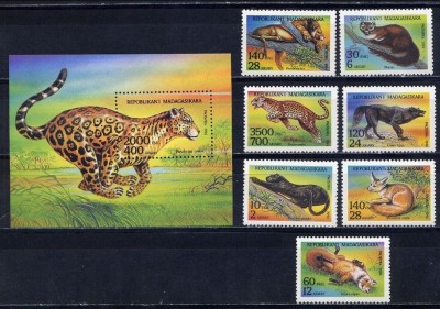 MADAGASCAR 1994 FAUNA ANIMALE SALBATICE foto