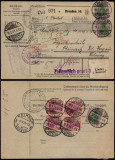Germany 1921 Parcel Post Dresden to Reinach Switzerland - Customs D.987