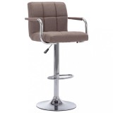 Cumpara ieftin 283418 Bar Stool Taupe Fabric