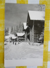 Paltinis - vedere din statiune - vedere circulata 1965 foto