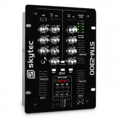 Skytec STM 2300, USB EQ MP3, pult de mixaj cu 2 canale foto