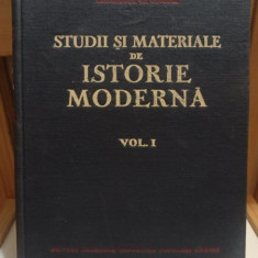 Studii si Materiale de Istorie Moderna Vol I