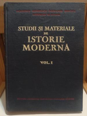 Studii si Materiale de Istorie Moderna Vol I foto