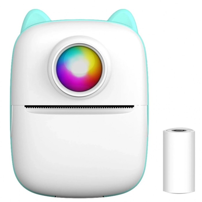 Mini Photo Printer - Imprimanta Termica Bluetooth Portabila cu Baterie 1000mAh, 203 DPI, Printare Instantanee