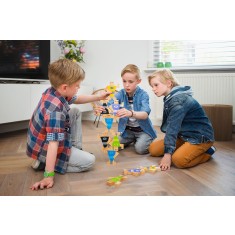 Joc Oameni in Echilibru cu 10 figurine din lemn