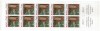 Franta 1994 - crucea rosie, 10 neuzate in carnet filatelic