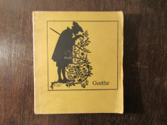 GOETHE -POEZII foto