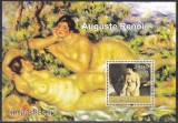Guineea Bissau 2001- Picturi de Renoir, Colita, MNH, Nestampilat