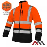 Cumpara ieftin Polar Hanorac din fleece cu dungi reflectorizante Orange