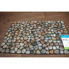 Covor de intrare antialunecare Eco-Mat 45x76 cm PEBBLE BEACH, 45x76 cm