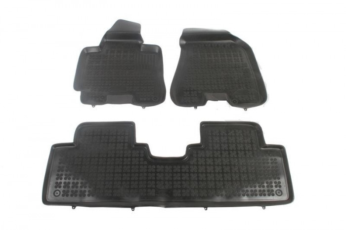 Set covorase auto din cauciuc Hyundai Tucson 2004-2010 , presuri tip tavita marca Rezaw Plast