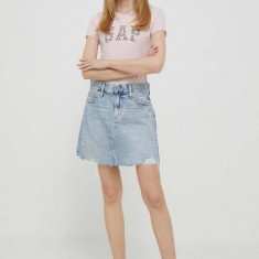 GAP fusta jeans mini, drept