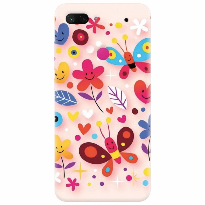 Husa silicon pentru Xiaomi Mi 8 Lite, Butterfly 102