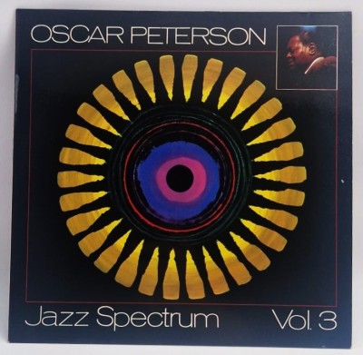 Oscar Peterson &amp;lrm;&amp;ndash; Jazz Spectrum Vol. 3 NM / NM vinil Lp disc Ex Libris Elvetia foto