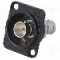 Conector {{Tip conector}}, 75&Omega;, {{Subtip conector}}, aurit, NEUTRIK - NBB75DFIB