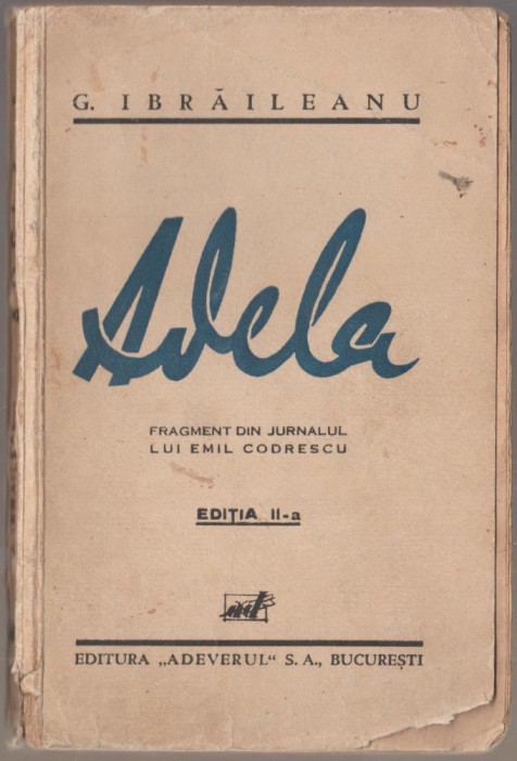 Garabet Ibraileanu - Adela
