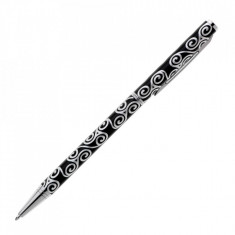 Pix Slim Ballpoint cromat in cutiuta cadou Celtic Lands - Triskelion foto