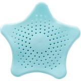 Cumpara ieftin Sita Protectie Scurgere cu Ventuze din Silicon pentru Chiuveta Cada Dus Sifon 15 x 15 cm - Turcoaz