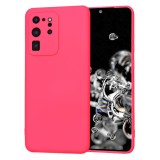 Husa silicon Samsung Galaxy S20 Ultra Techsuit SoftFlex, fucsia
