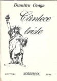 (autograf) Cantece triste - Dumitru Oniga