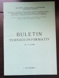Buletin tehnico-informativ, nr. 1-2 / 1989: Conservarea produselor agricole depozitate prin aerare actică