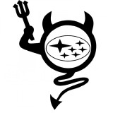 Cumpara ieftin Sticker Devil SUBARU