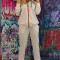 N857-2212 Trening fashion cu imprimeu &quot;FASHIONISTA&quot;