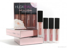 Set 4 rujuri lichide mate, Nude Love Collection, Huda Beauty foto