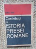 Contributii la istoria presei romane &ndash; Const. Antip