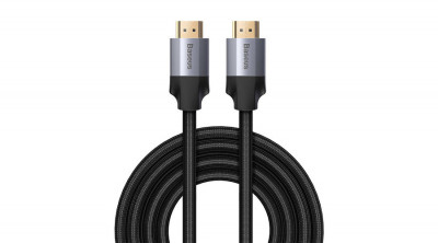 Baseus Enjoyment Series cablu HDMI, 4K, 1,5 m (negru/gri) foto