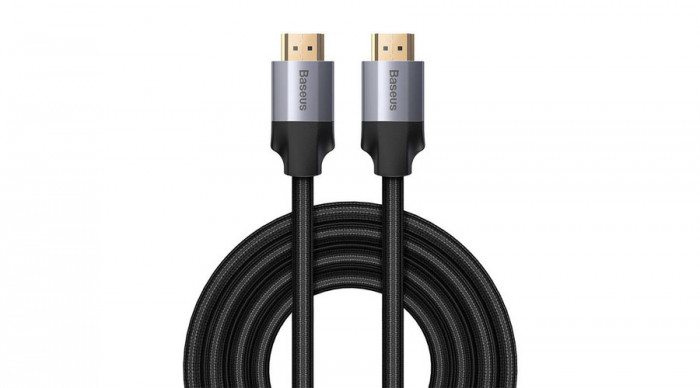 Baseus Enjoyment Series cablu HDMI, 4K, 1,5 m (negru/gri)