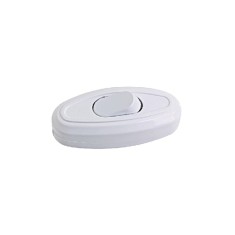 Intrerupator pe fir, alb, 26 x 60 mm