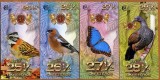 !!! COLUMBIA , CLUB DE LA MONEDA MEDELLIN - FAUNA 25 1/2 + 26 1/2 + 27 1/2 + 28 1/2 CAFETEROS 2023 - UNC