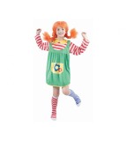 Costum carnaval Pippi pentru copii, marime 120/130 cm, (7-9 Ani)