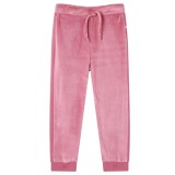 Pantaloni de trening pentru copii, zmeuriu, 92, vidaXL