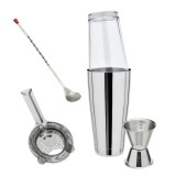 Set cocktail - Shaker Boston cu sticlă de amestec originală