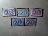 Serie Luxemburg -1927 Printesa Charlotte si Print Felix , 5 valori urma sarniera, Nestampilat