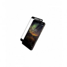 Geam Soc Protector Full LCD 5D Nokia 6, Negru