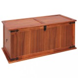 vidaXL Cufăr de depozitare, 79 x 34 x 32 cm, lemn masiv de salc&acirc;m