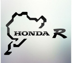 Sticker auto geam Honda R foto