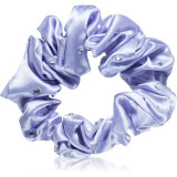 Cumpara ieftin Crystallove Crystalized Silk Scrunchie elastic pentru păr din mătase culoare Lilac 1 buc