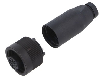 Conector circular PIN 7 mufă mamă foto