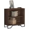 Gossi biblioteca, stejar maro, 80x31x74,5 cm, lemn prelucrat