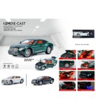 Mașină de Colecție Metalică Bentley 1:24 + Pușcă