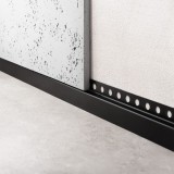 Bandă frontală pentru cădiță de duș 130cm Black