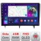 Navigatie Honda Civic 2022- dedicata Android QLED octa core 4+64 4G DSP FHD carplay android auto radio gps internet Android kit-civic2022+EDT-E310v3 C