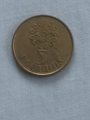 5 escudos 1989 foto
